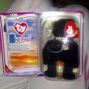 McDonald's beanie baby The End bear